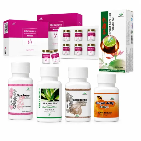 Green World Women's Wellness Supplement Package – Women's Wellness (1 Month)