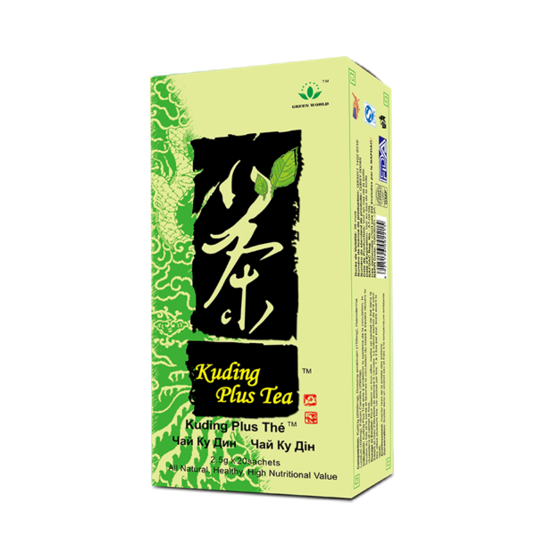 Green World Kuding Plus Tea (Green Tea) – Herbal Wellness Tea – 20 Sachets – Green World Health Kenya