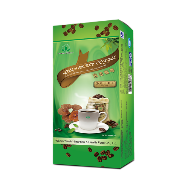 Green World Ganoderma Coffee – Reishi Wellness Coffee – 12 Bags (15 g) – Green World Health Kenya