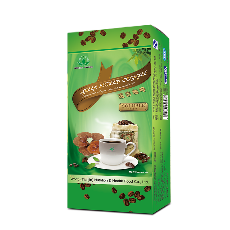 Green World Ganoderma Coffee – Reishi Wellness Coffee – 12 Bags (15 g) – Green World Health Kenya