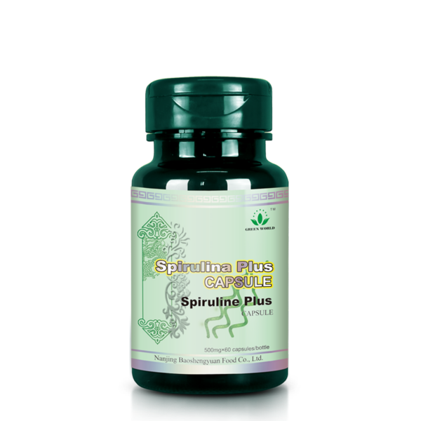 Green World Spirulina Plus Capsules – Immune & Nutrition Support – 60 Capsules (500 mg) – Green World Health Kenya