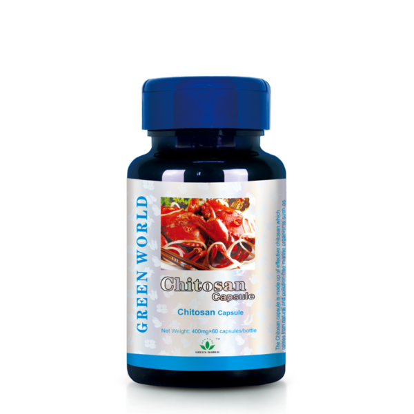 Green World Chitosan Capsules – Fat-Binding & Detox Support – 60 Capsules (400 mg) – Green World Health Kenya