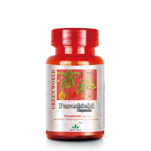 Green World Parashield Capsules – Digestive & Parasite Cleanse Support – 30 Capsules (500 mg) – Green World Health Kenya