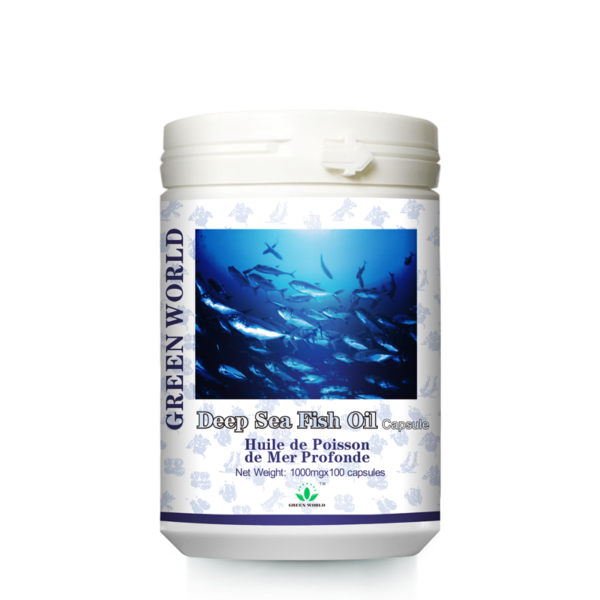 Green World Deep Sea Fish Oil Capsules – Omega-3 (EPA/DHA) – 100 Capsules (1000 mg) – Green World Health Kenya