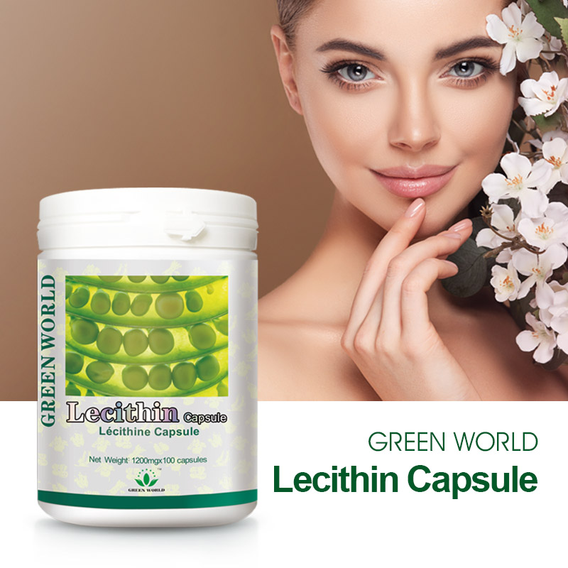 Green World Lecithin Capsules – Heart & Liver Support Supplement