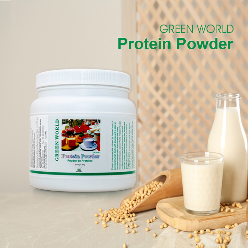 Green World Protein Powder – Plant & Milk Protein Nutrition – 500 g Bottle
