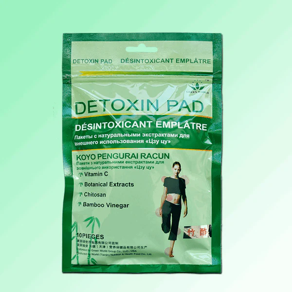 Green World Magic Detoxin Pad – Detox Foot Pads – 10 Pieces per Bag