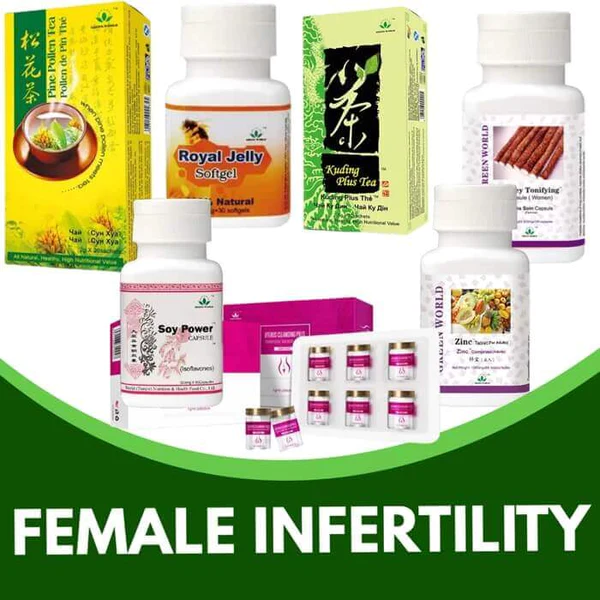 Green World Female Fertility Support Supplement Package (1 Month) – Green World Health Kenya