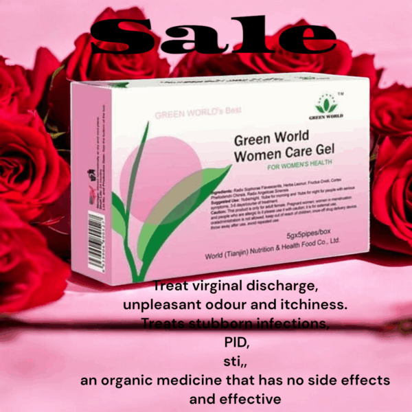 Green World Antibacterial gel Care for women Green World 5 pcs of applicators - for a woman's intimate hygiene - has antibacterial