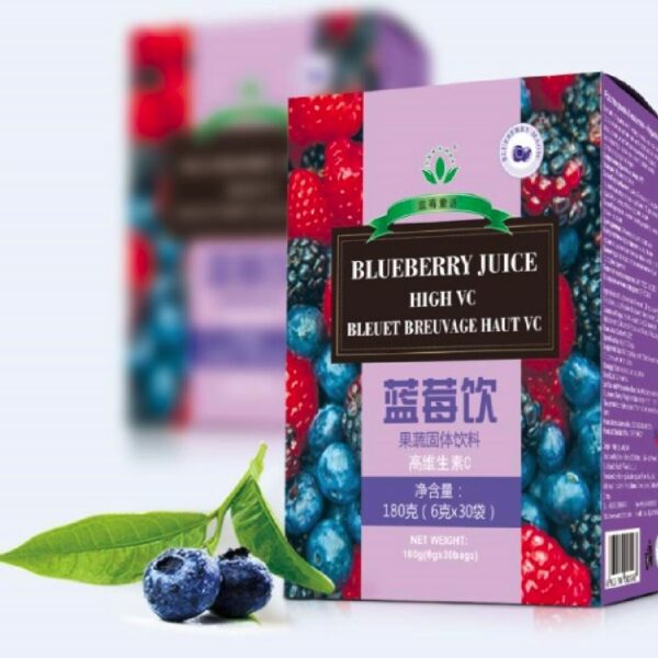 Green World Blueberry Juice High VC: Alleviates Eyestrain