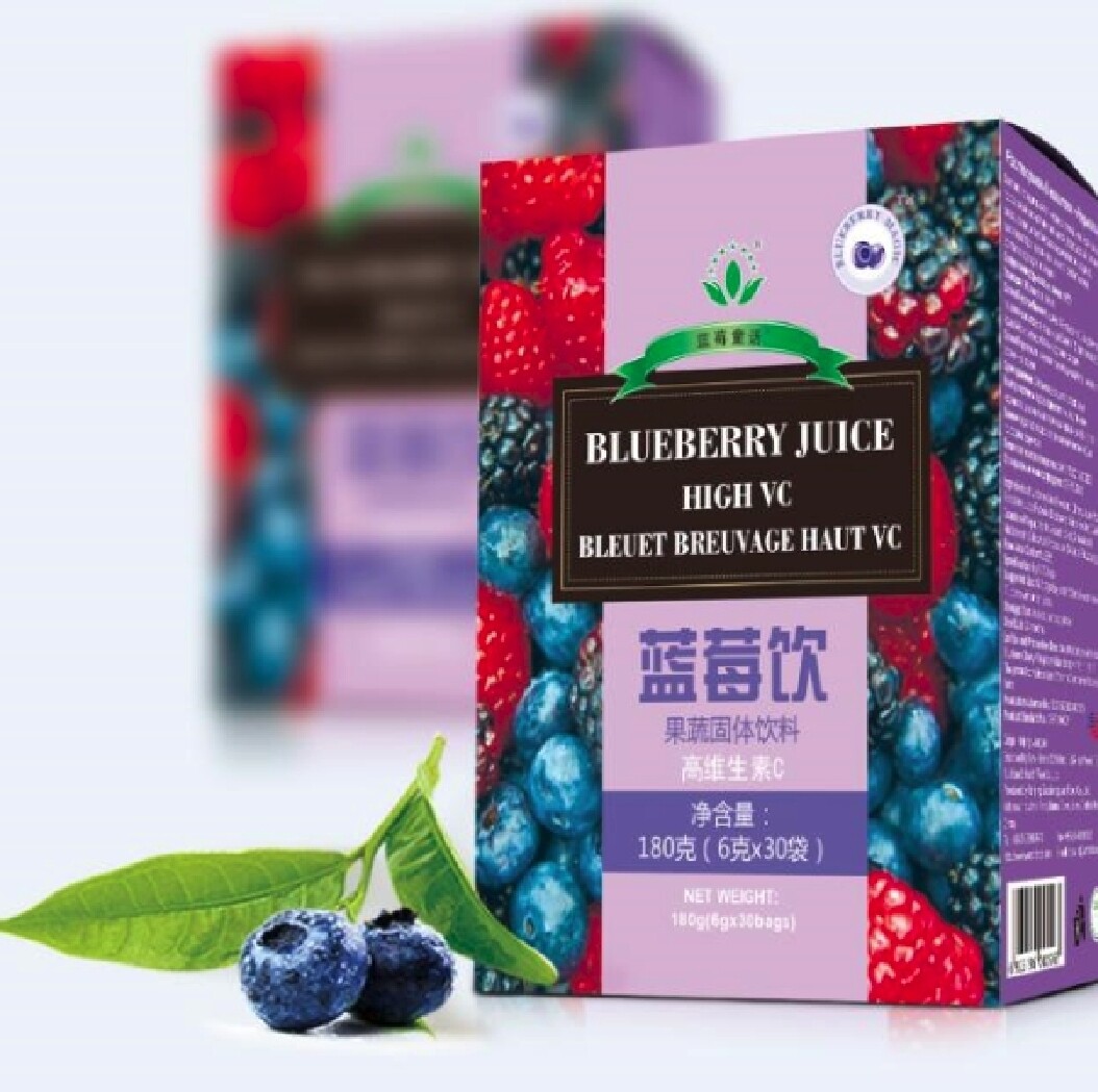 Green World Blueberry Juice High VC: Alleviates Eyestrain