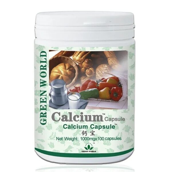 Green World Calcium Softgel: 100% Natural Softgel