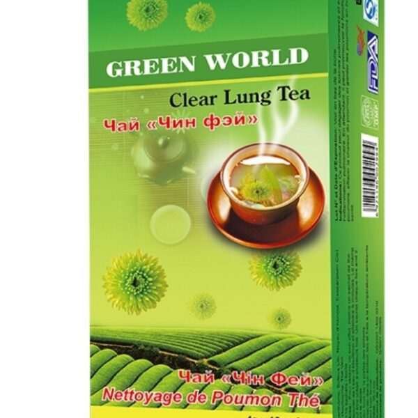 Green World Clear Lung Tea: Expel Harmful Substances With Sputum From Lungs (20 tea bags) – Green World Health Kenya
