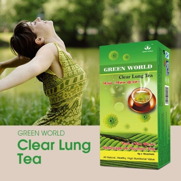 Green World Clear lung tea...helps to clean the lungs