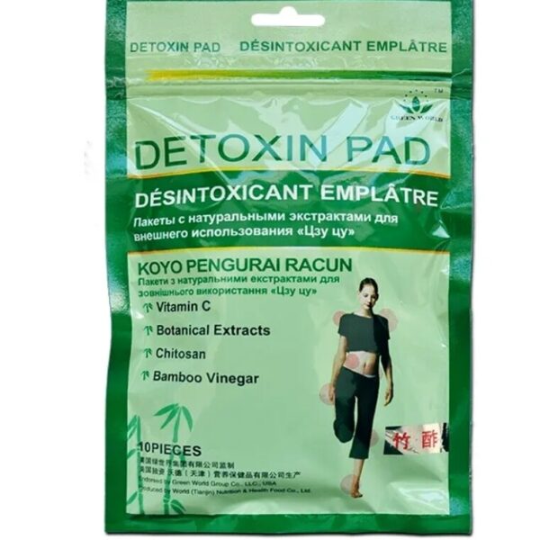 Green World Detoxin Pad: Pumping Out unwanted substances Through The Acupoints On Your Sole – Green World Health Kenya