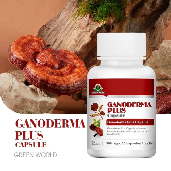 Green World Ganoderma Plus Capsules: support Tumor