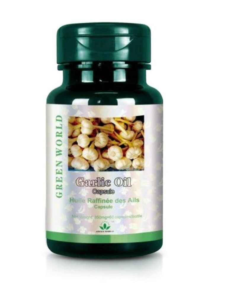 Green World Garlic oil Softgel: Anti - Microbial
