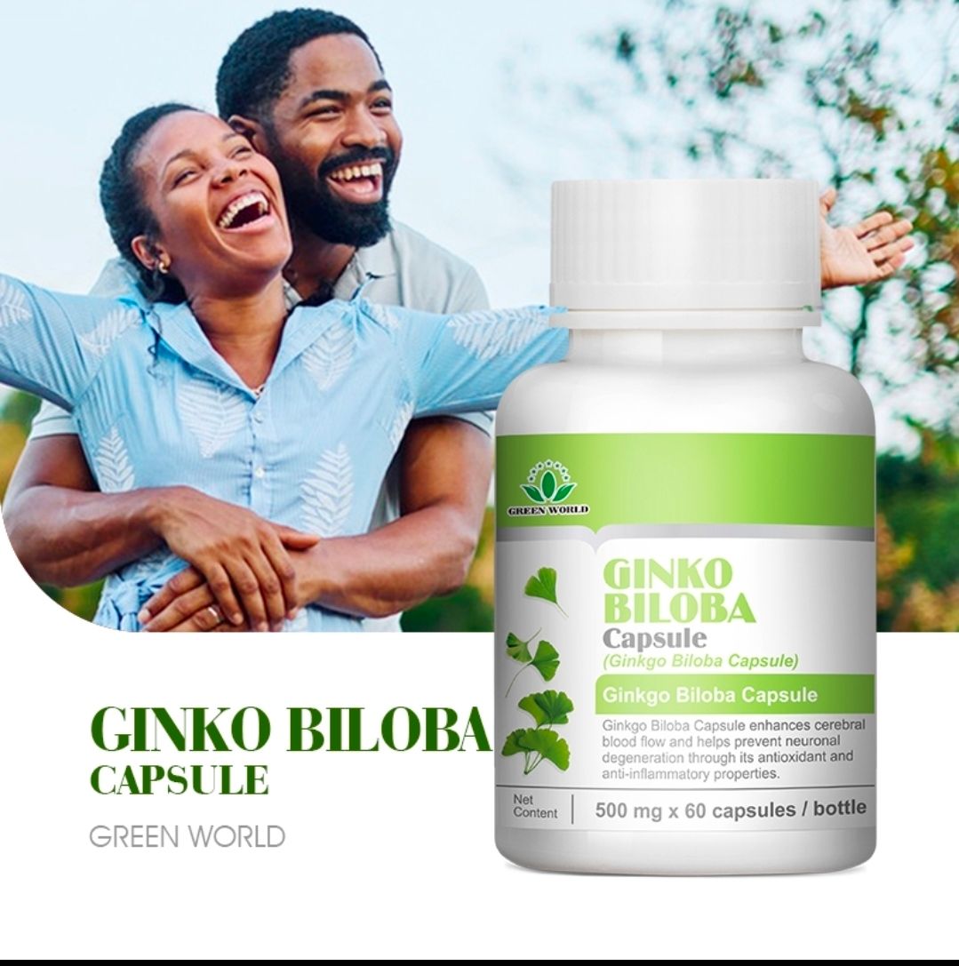 Green World Ginkgo Biloba Capsules: Boost Memory and Repair Damage Tissue – Green World Health Kenya
