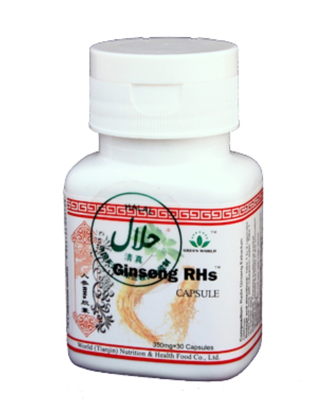 Green World Ginseng RHS 30 capsules is an excellent support of premature aging