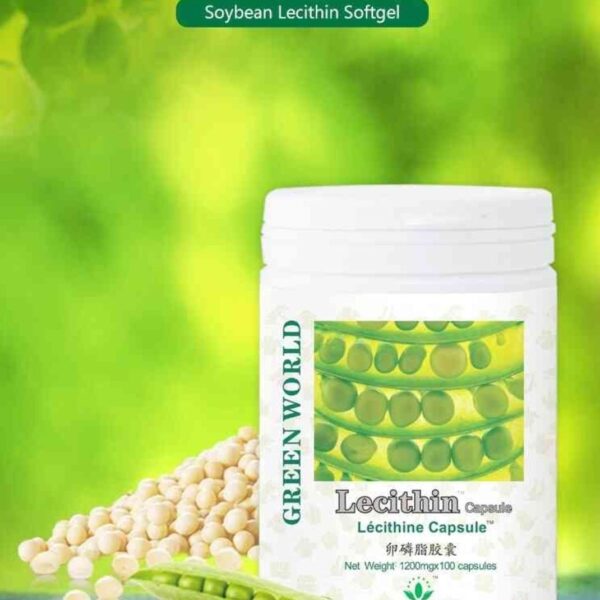 Green World Lecithin capsules – 100 caps – Green World Health Kenya