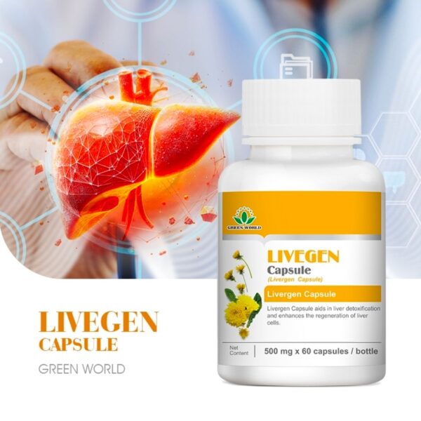 Green World Livergen Capsules: Adjust Liver Fat Metabolism and supports healthy Liver Disease – Green World Health Kenya