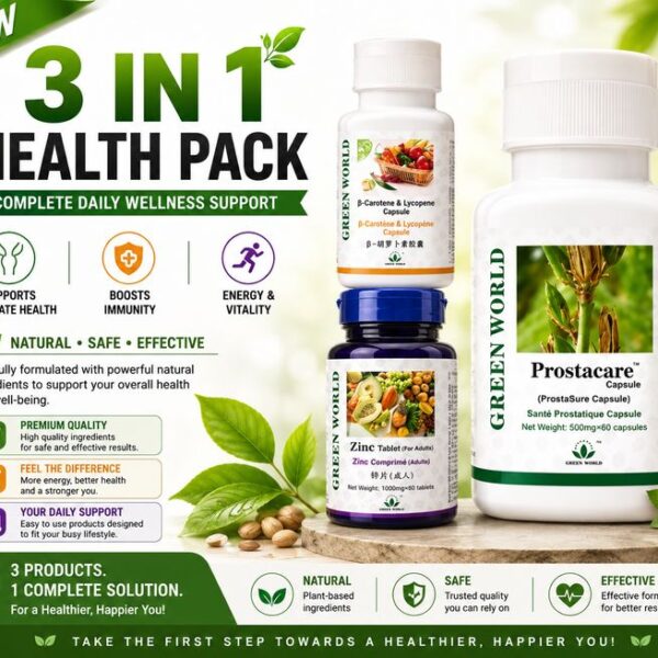 Green World 3-in-1 Prostate Support Combo (prostate wellness & prostate wellness Wellness) – Green World Health Kenya