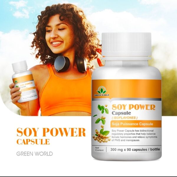 Green World Soy Power Capsules: Regulate Female Hormone and Ovarian Dysfunction – Green World Health Kenya