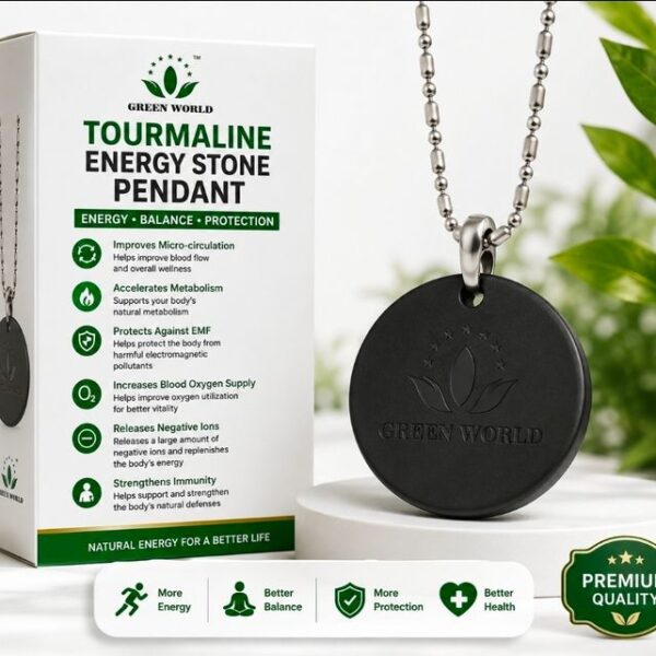 Green World Tourmaline Energy Stone Pendant – Green World Health Kenya