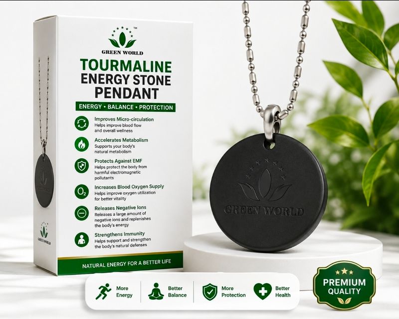 Green World Tourmaline Energy Stone Pendant – Green World Health Kenya