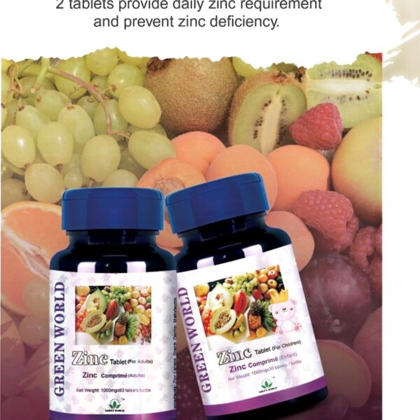Green World Zinc tablets - 2 bottles – Green World Health Kenya